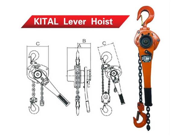 Pa lăng xích lắc tay Kital 0.75 tấn